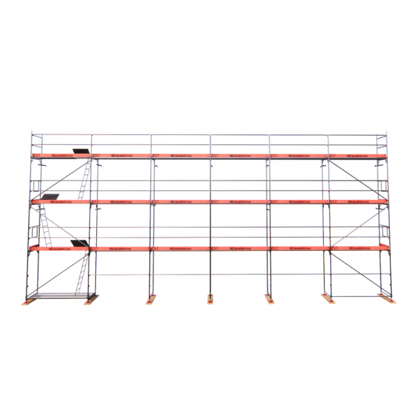 Rux Framescaff Fassadengerüst 131 m² | Komplettes Gerüstpaket - technisch kompatibel zu Layher 
