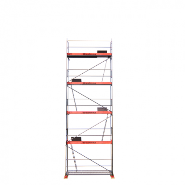 Rux Framescaff Fassadengerüst 41 m² | Komplettes Gerüstpaket - technisch kompatibel zu Layher 