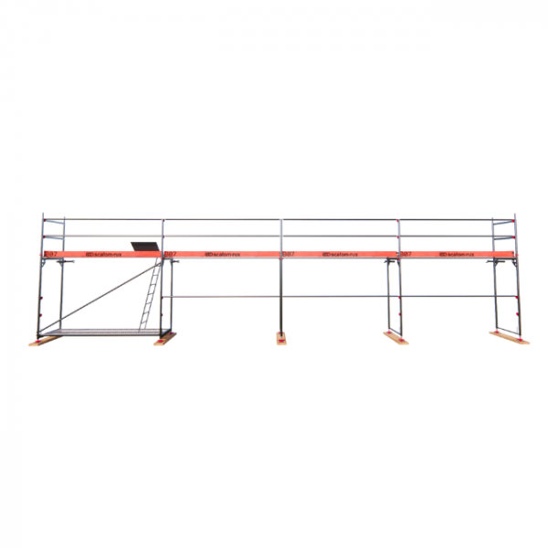 Rux Framescaff Fassadengerüst 53 m² | Komplettes Gerüstpaket - technisch kompatibel zu Layher 