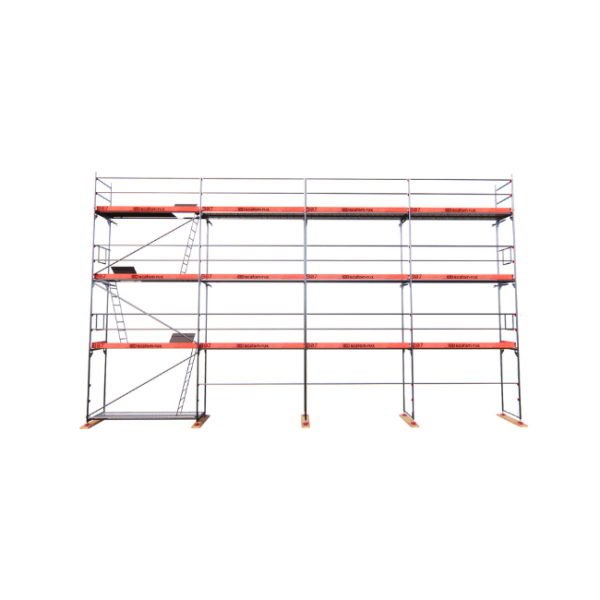 Rux Framescaff Fassadengerüst 108 m² | Komplettes Gerüstpaket - technisch kompatibel zu Layher 