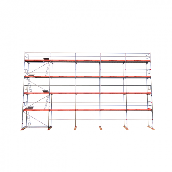Rux Framescaff Fassadengerüst 164 m² | Komplettes Gerüstpaket - technisch kompatibel zu Layher 