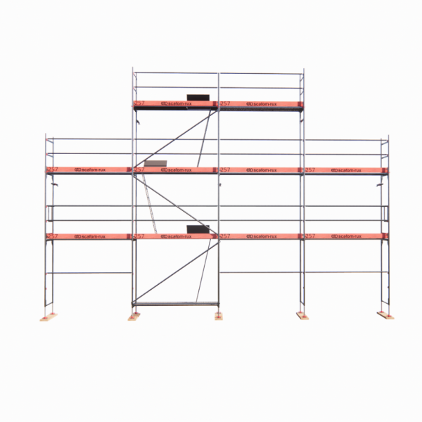 Rux Framescaff Fassadengerüst 78 m² | Komplettes Gerüstpaket - technisch kompatibel zu Layher 
