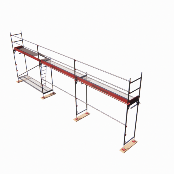 Rux Framescaff Fassadengerüst 41 m² | Komplettes Gerüstpaket - technisch kompatibel zu Layher 