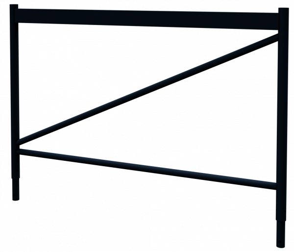 Stirngeländerrahmen (für Gerüstböcke), lackiert 