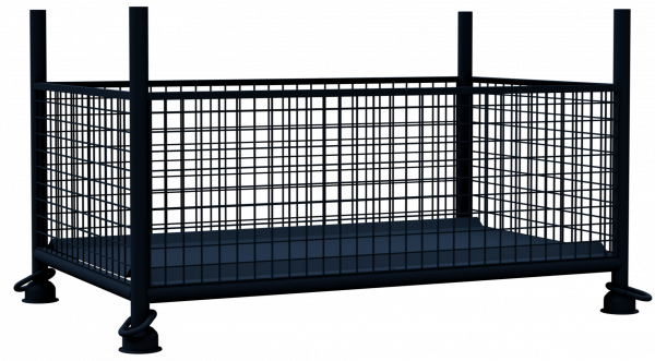 Gitterbox (Gitterboxpalette), 143 x 87 x 70 cm verzinkt
