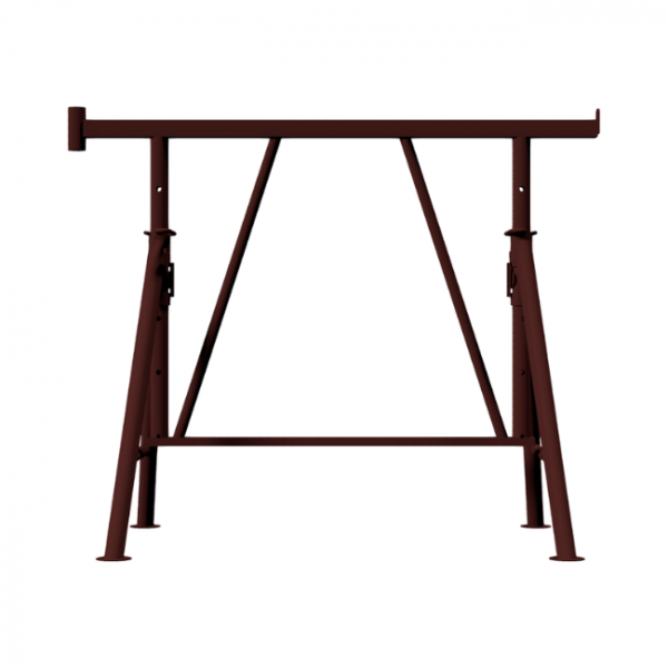 Faltgerüstbock "Compakt S 1200", braun lackiert Gr. 2 B 1.2 x H 1.00-1.75 m