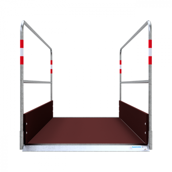 Grabenbrücke aus Holz, 1,00 m breit 