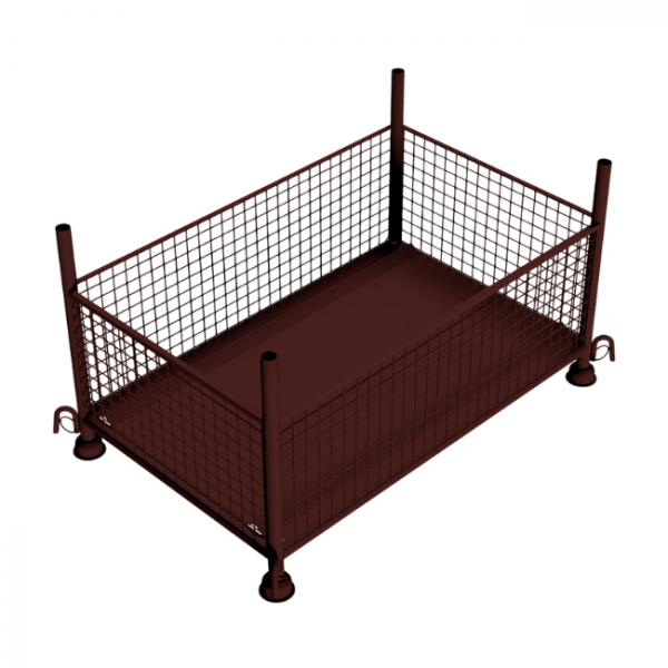 Gitterbox (Gitterboxpalette), 143 x 87 x 70 cm verzinkt