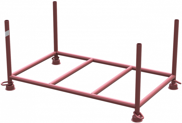 Stapelpalette, 150 x 87 x 60 cm lackiert 