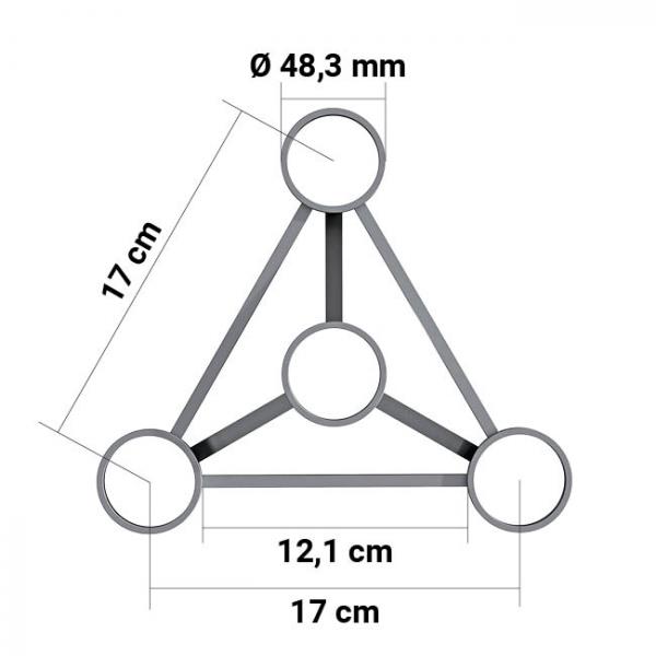 Dreieckstütze 4,27 - 4,72 m | bis 102 kN belastbar, 10 Stück 