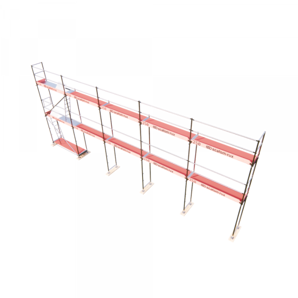 Rux Super Fassadengerüst 81m² | Komplettes Gerüstpaket – Feldlänge 2,5 m 