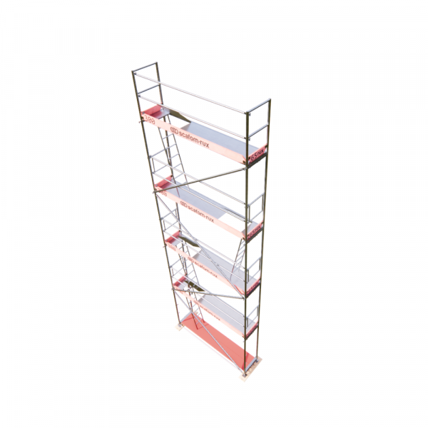 Rux Super Fassadengerüst 40m² | Komplettes Gerüstpaket – Feldlänge 3,00 m  