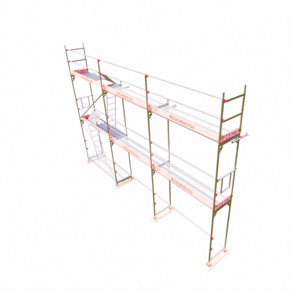 Rux Framescaff Fassadengerüst 52 m² | Komplettes Gerüstpaket - technisch kompatibel zu Layher 