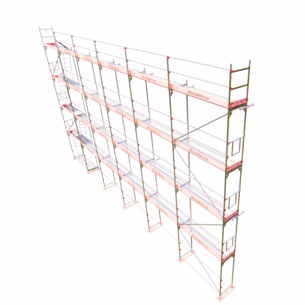 Rux Framescaff Fassadengerüst 164 m² | Komplettes Gerüstpaket - technisch kompatibel zu Layher 