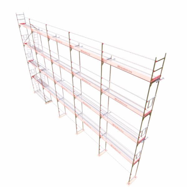 Rux Framescaff Fassadengerüst 164 m² | Komplettes Gerüstpaket - technisch kompatibel zu Layher 