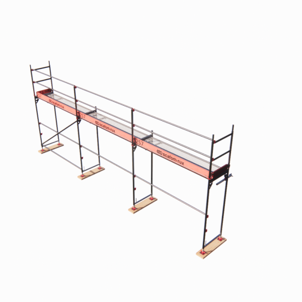 Rux Framescaff Fassadengerüst 35 m² | Komplettes Gerüstpaket - technisch kompatibel zu Layher 