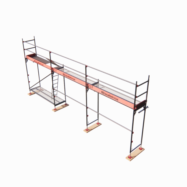 Rux Framescaff Fassadengerüst 35 m² | Komplettes Gerüstpaket - technisch kompatibel zu Layher 