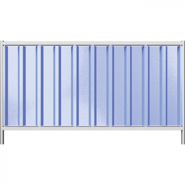 Mobilzaun / Absperrgitter / Sichtschutzwand „Trapez“, 2,2 x 1,20 m 