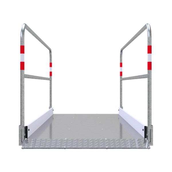 Grabenbrücke aus Aluminium, 1m breit 