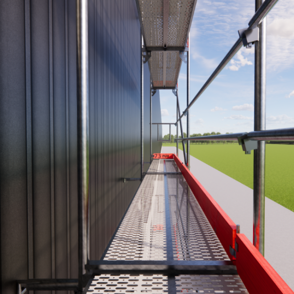 Rux Framescaff Fassadengerüst 65 m² | Komplettes Gerüstpaket - technisch kompatibel zu Layher 