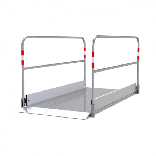 Grabenbrücke aus Aluminium, 1m breit 