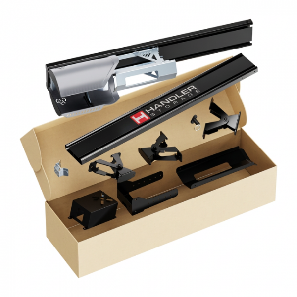 Handler Storage ABL12 Fahrradlift Swivel - Vertikale Fahrradhalterung Wand Grau 