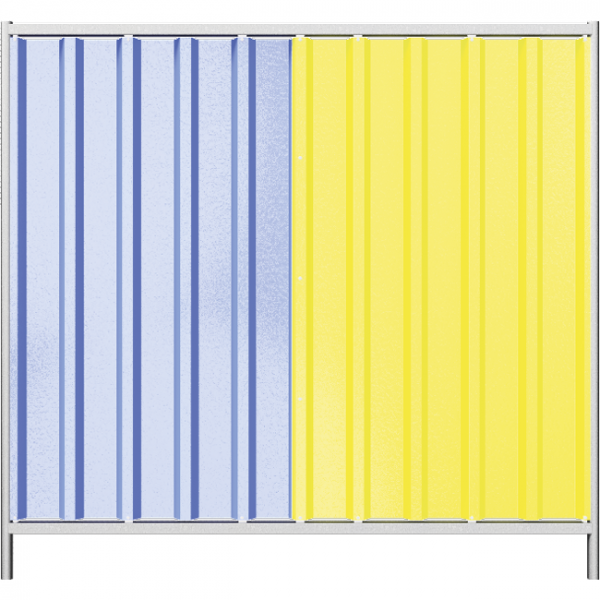 Mobilzaun / Absperrgitter / Sichtschutzwand „Trapez“, 2,2 x 2,00 m 