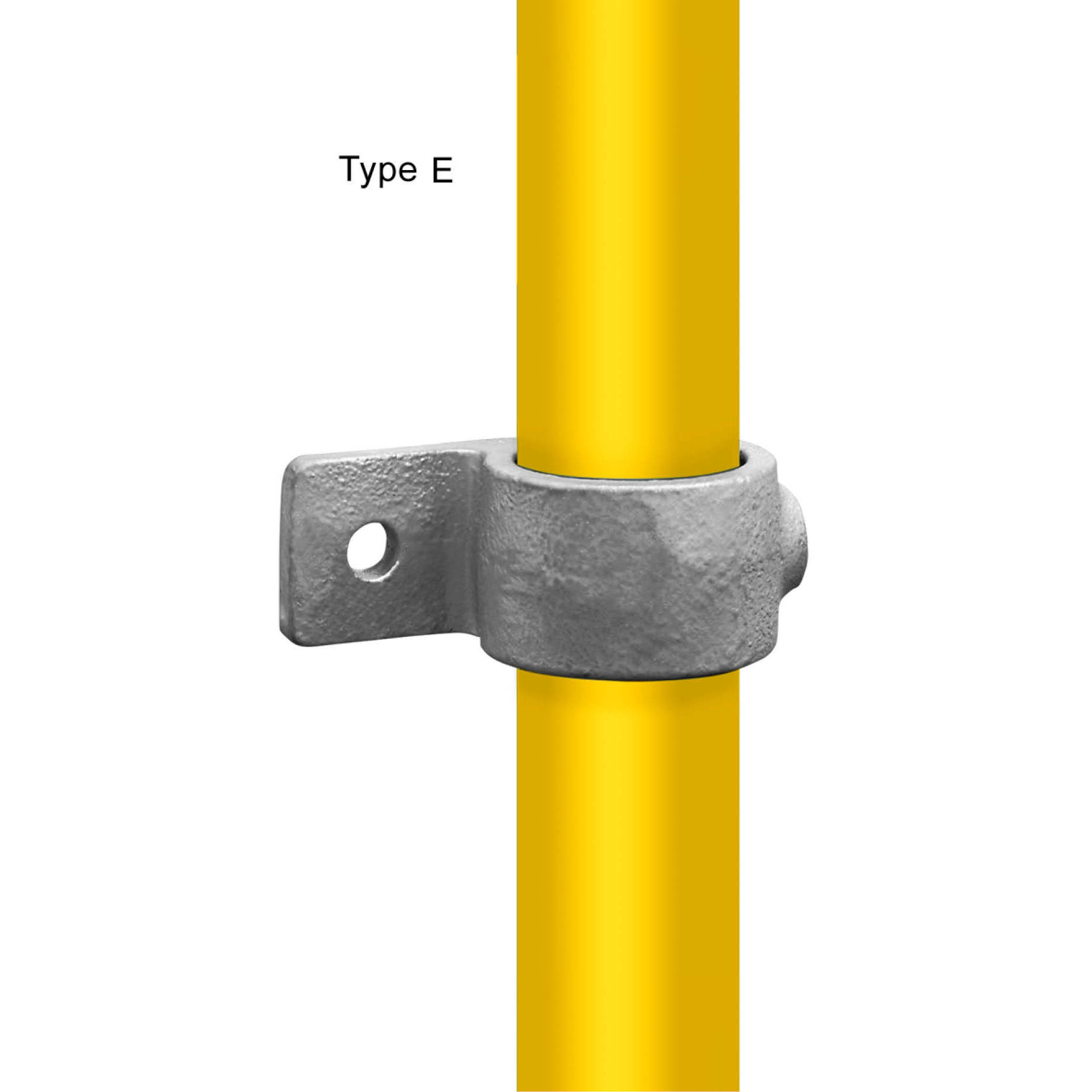 Typ_55 Rohrverbinder Wandschelle mit Einzellasche Ø 26,9 mm 