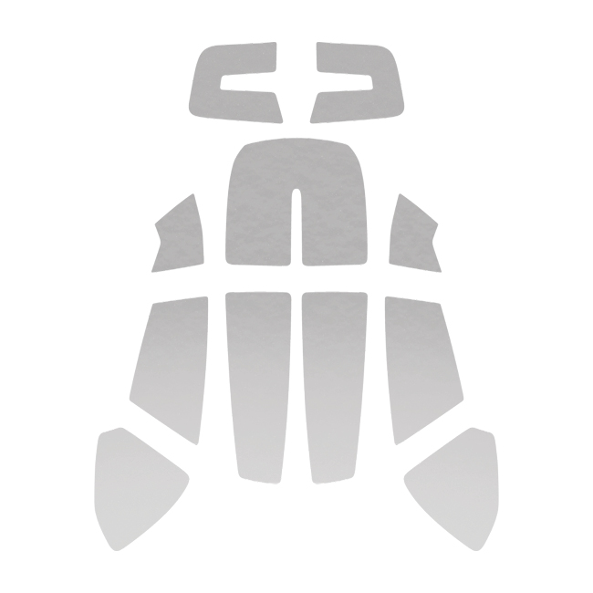 ABUS reflektierende Sticker Schutzelm-Set SCATOR(-E)