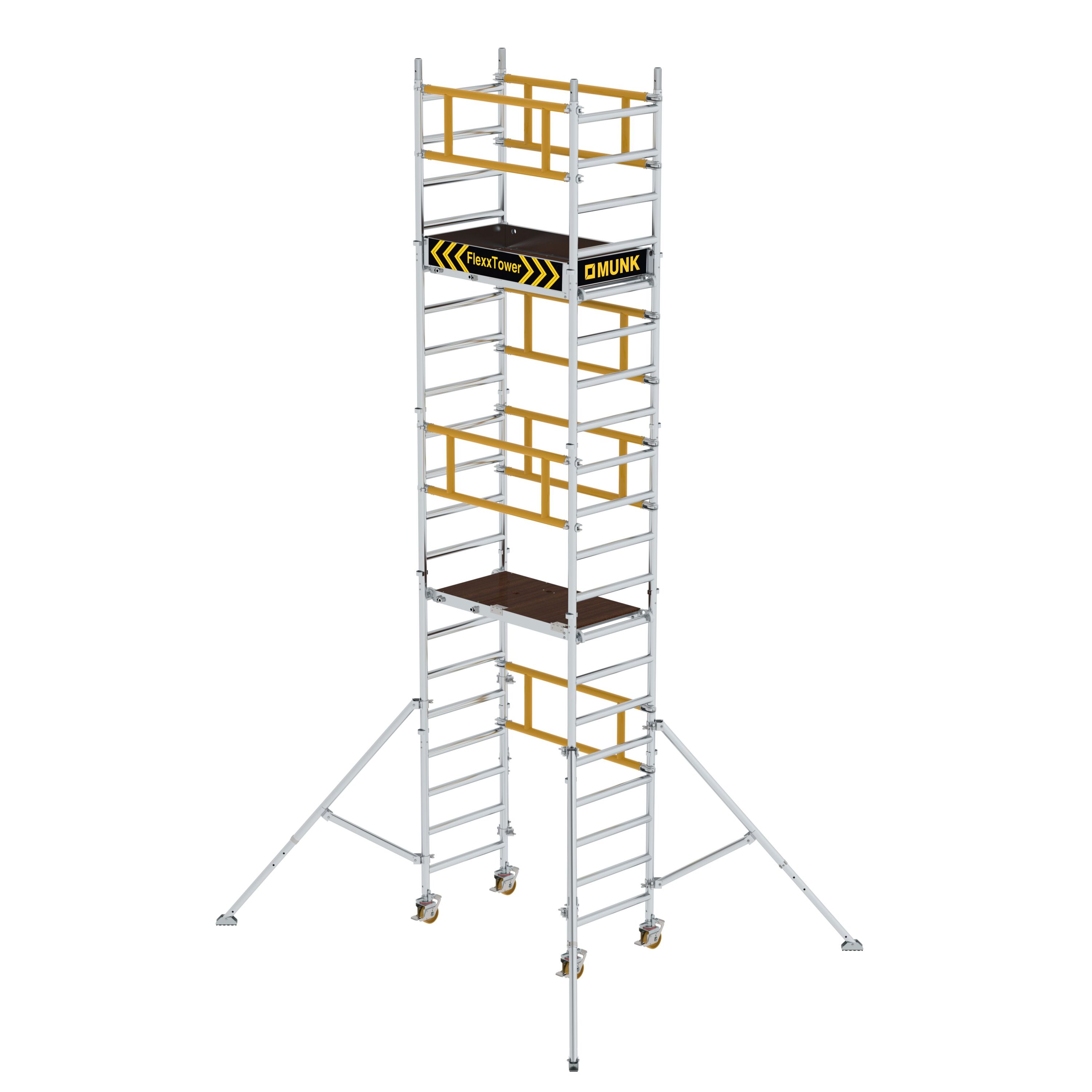Munk Günzburger FlexxTower Ein-Personen-Gerüst Arbeitshöhe 6,10 m 