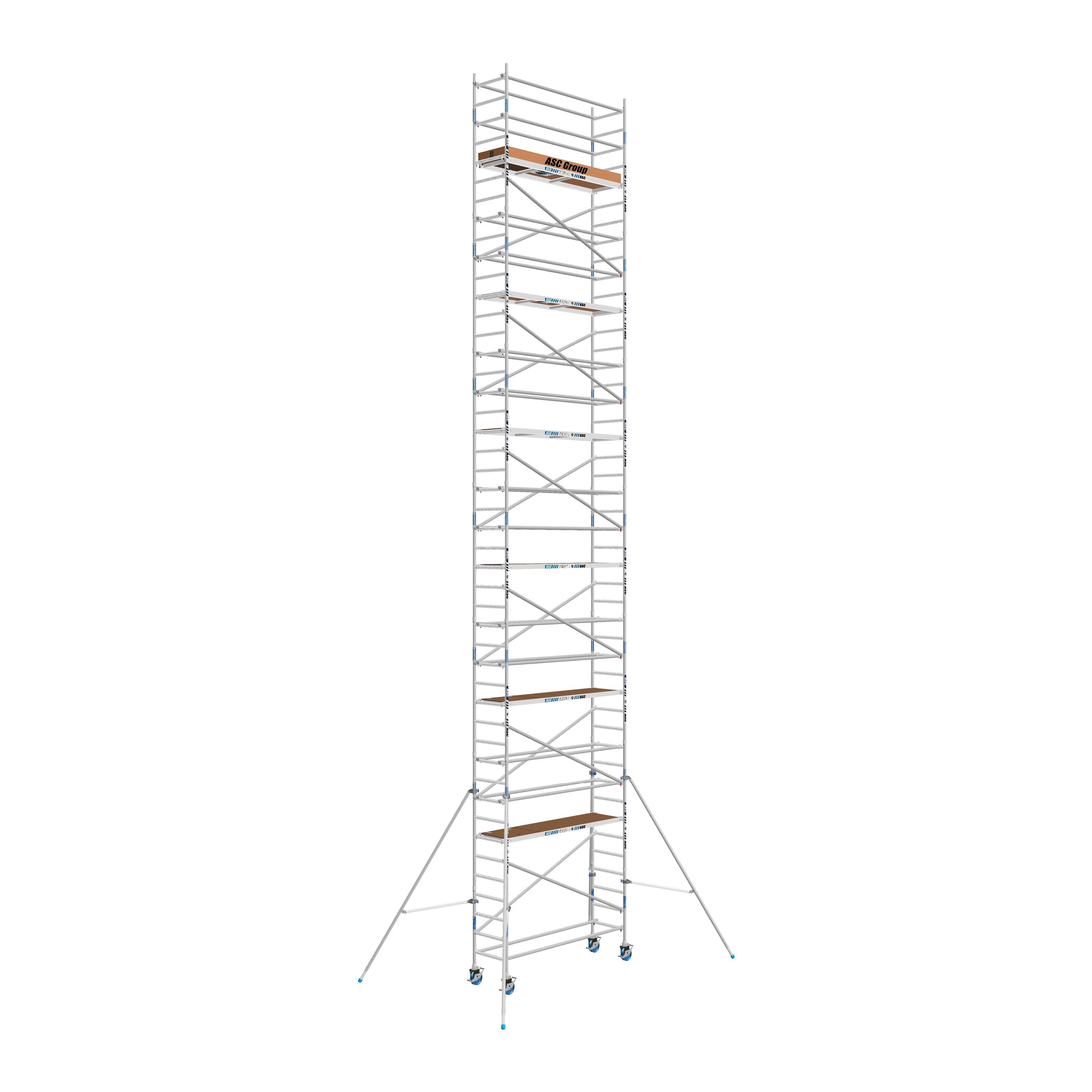 ASC Rollgerüst 75 Quick Lock, Arbeitshöhe 14,3 m 