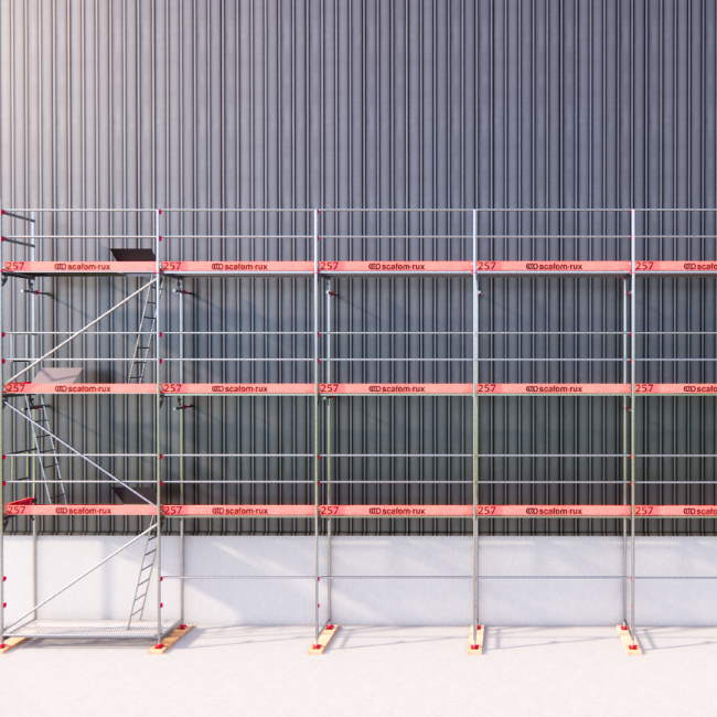 Rux Framescaff Fassadengerüst 131 m² | Komplettes Gerüstpaket - technisch kompatibel zu Layher 