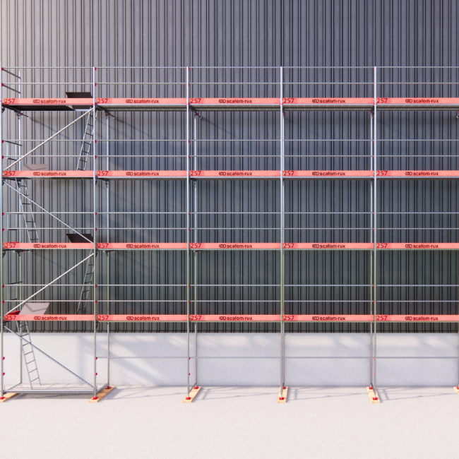 Rux Framescaff Fassadengerüst 164 m² | Komplettes Gerüstpaket - technisch kompatibel zu Layher 