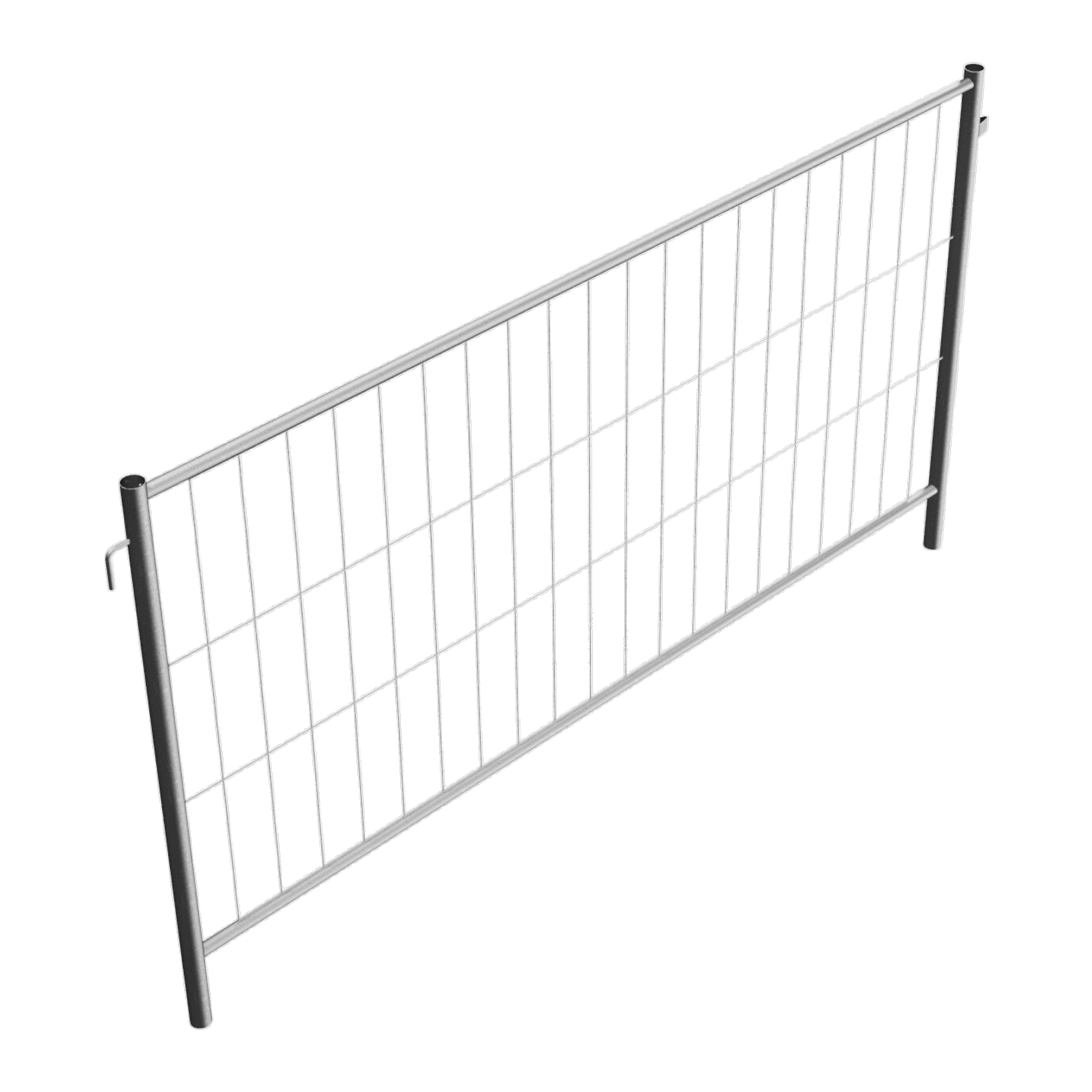 Mobilzaun / Bauzaun "Profi" Ausgleichselement 2,20 x 1,20 m  mit Haken & Ösen