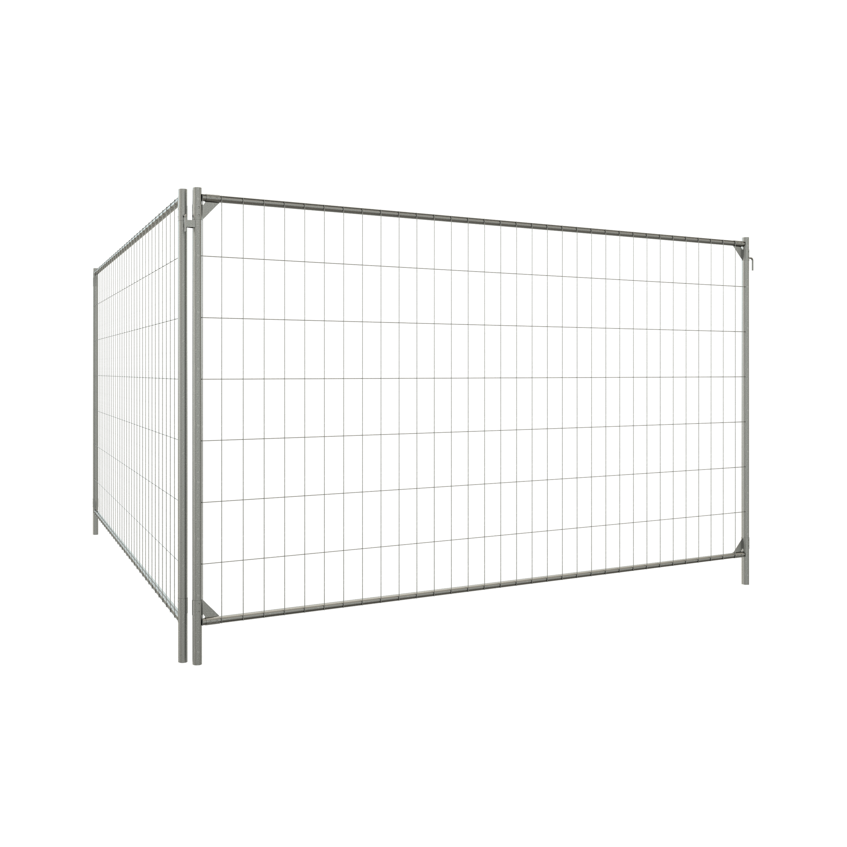 Mobilzaun / Bauzaun "Standard Pro" 3,50 x 2,00 m         mit Haken & Ösen