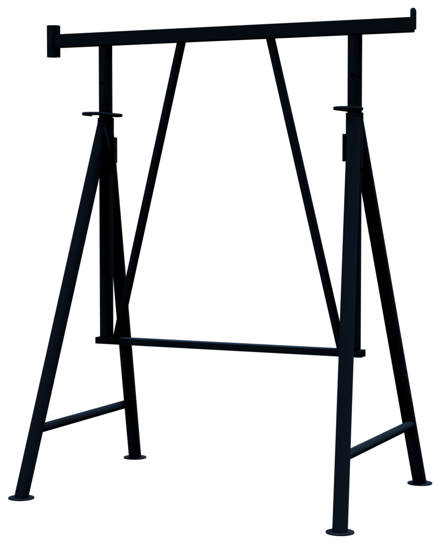 Faltgerüstbock "Compakt S 1200", braun lackiert Gr. 3 B 1.2 x H 1.20-1.95 m