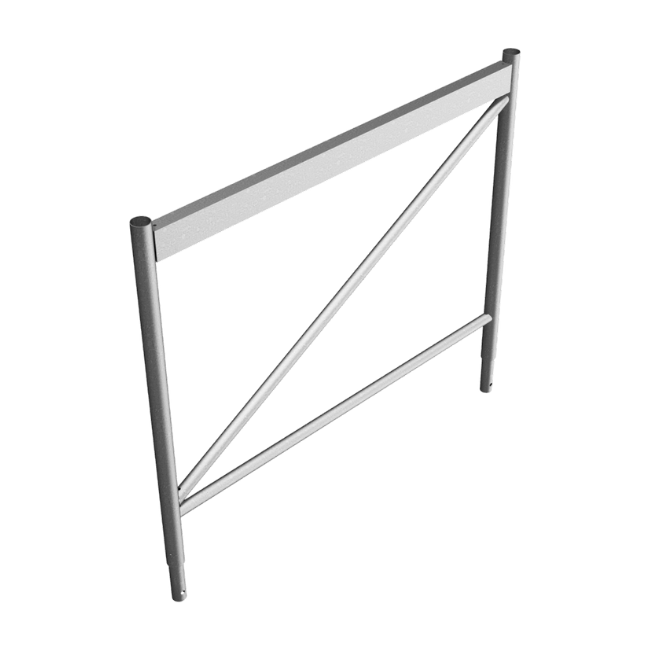 Stirngeländerrahmen (für Gerüstböcke), verzinkt 1.20 m
