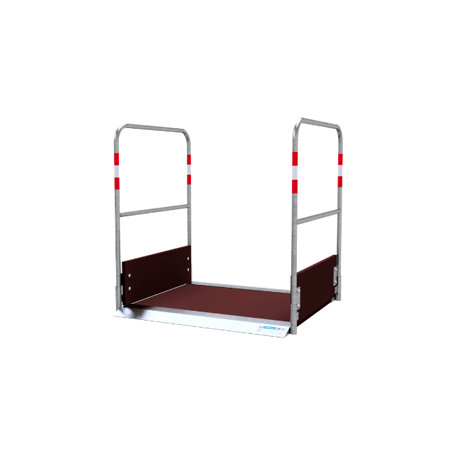 Grabenbrücke aus Holz 1,00 m x 1,00 m 