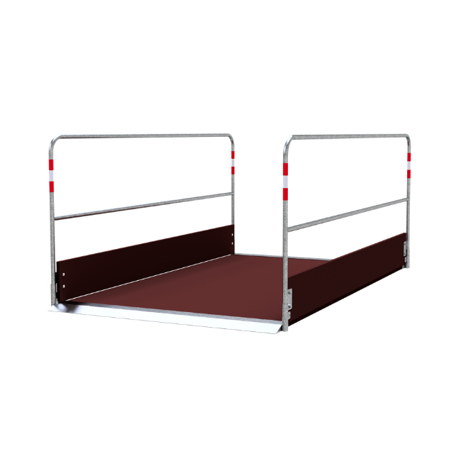 Grabenbrücke aus Holz 2,70 m x 1,50 m 