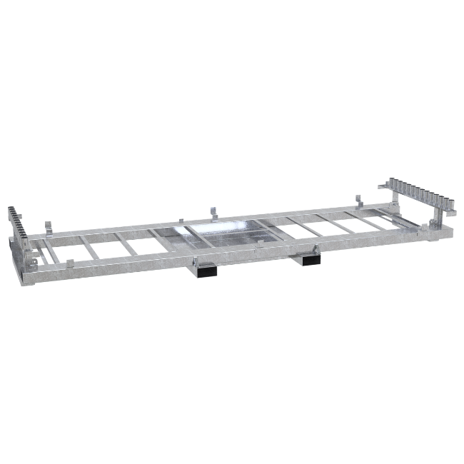 Kombipalette Bauzaun 