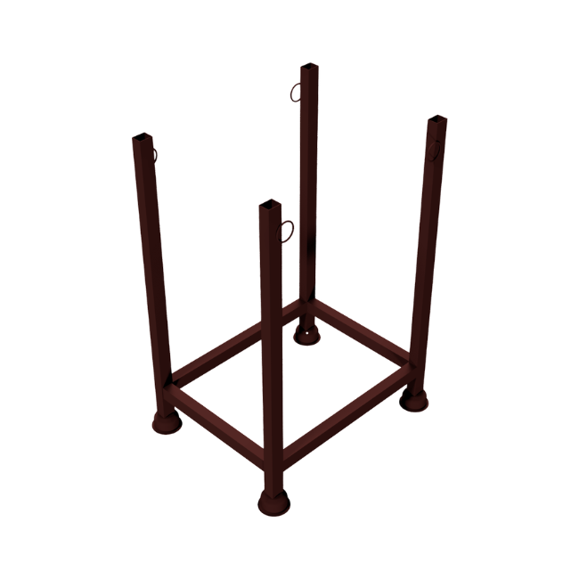 Stapelpalette, 68 x 52 x 100 cm lackiert