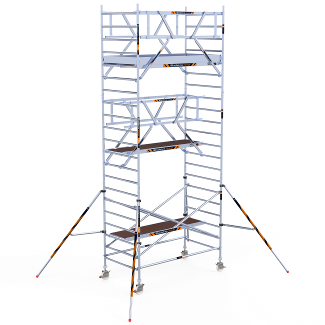 Movar Rollgerüst 135, Arbeitshöhe 7,3 m 