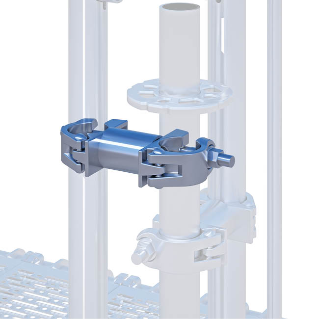 Distanzkupplung metrisch für Universal-Treppengeländer 22