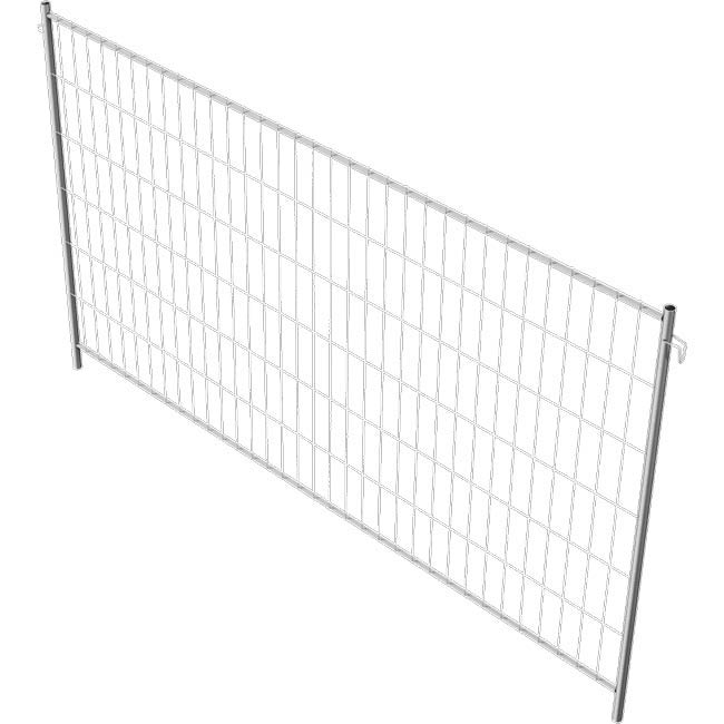 Mobilzaun "Leicht", Element B 3,5 m mit Haken & Öse 