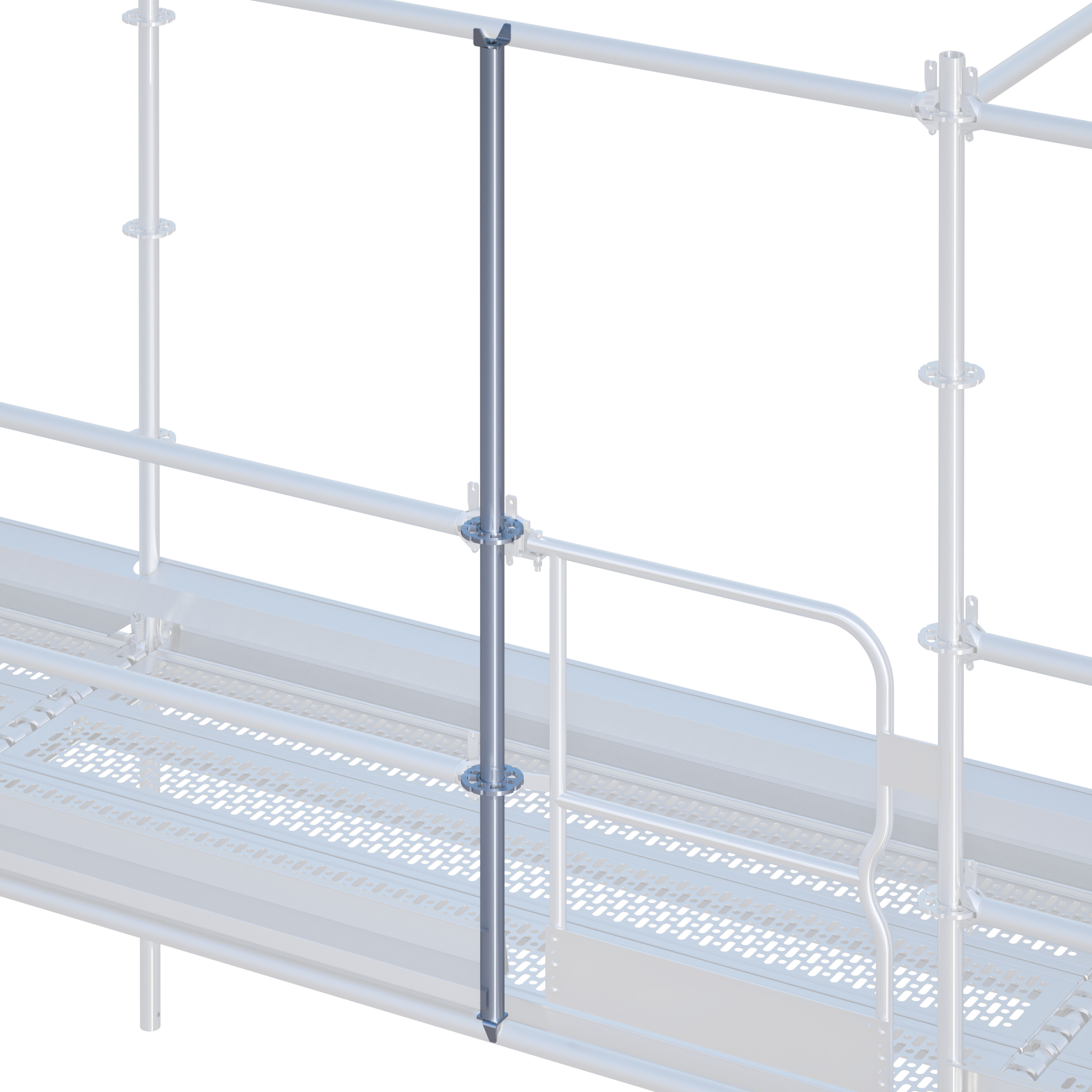 Ringscaff Ständer für Sicherheitstor 2,00 m 