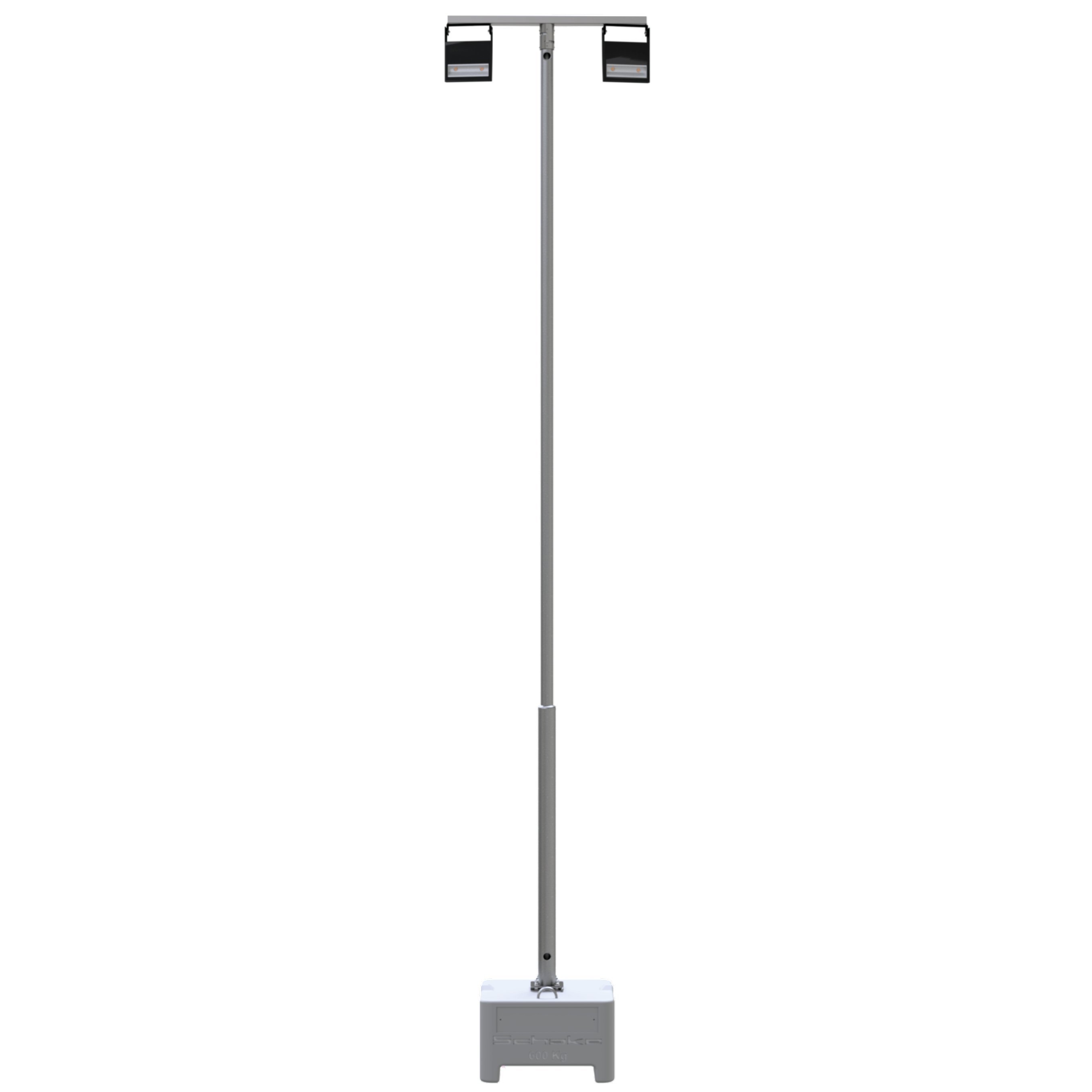 Lampenmast-Set 600 kg 
