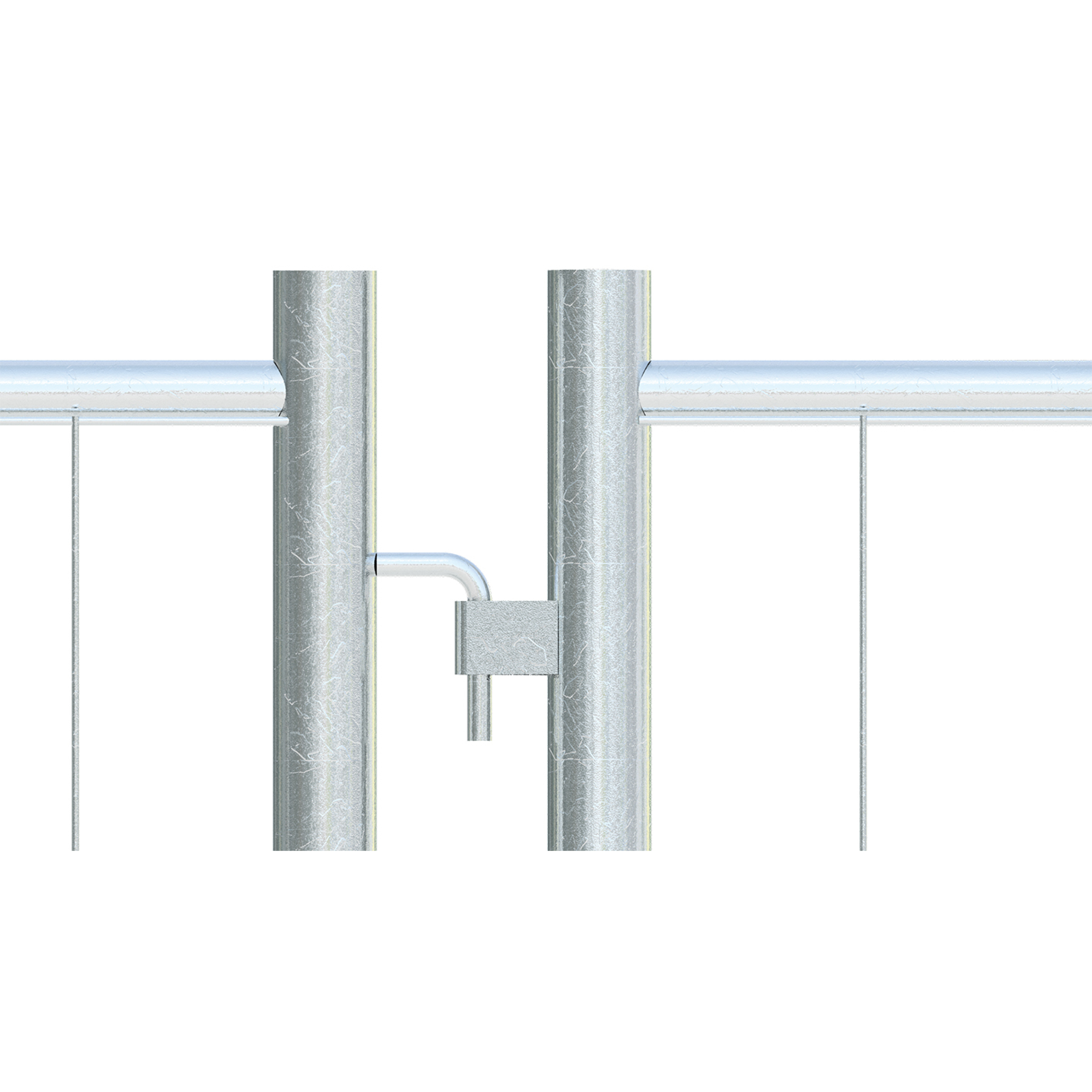 Mobilzaun / Bauzaun "Profi Resistant" 3,50 x 2,00 m ohne Haken & Ösen