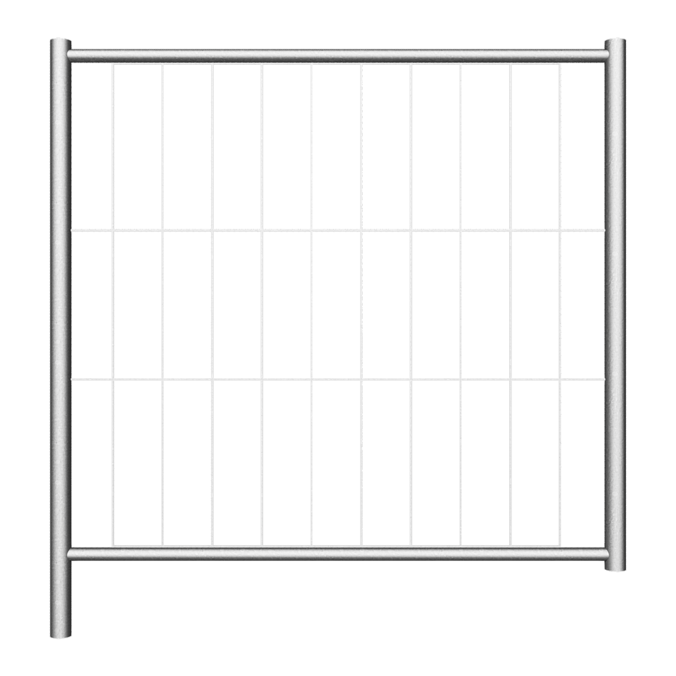 Mobilzaun / Bauzaun "Profi" Torelement 1,20 x 1,20 m 