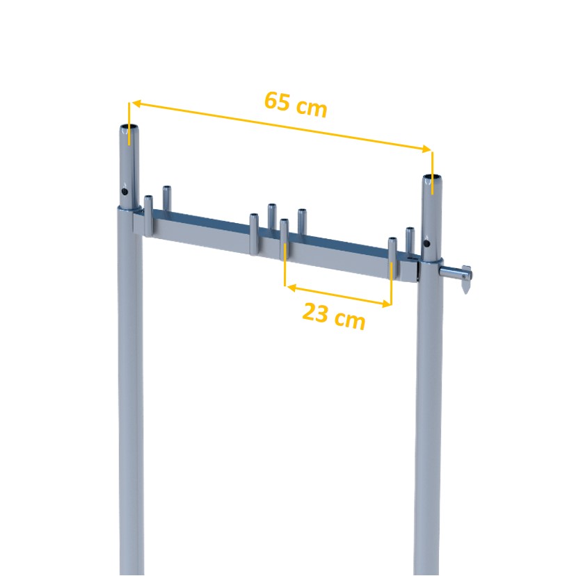 Vertikalrahmen Rux Super 65 Ultra Stahl 0,50 / 1,00 / 1,50 m 