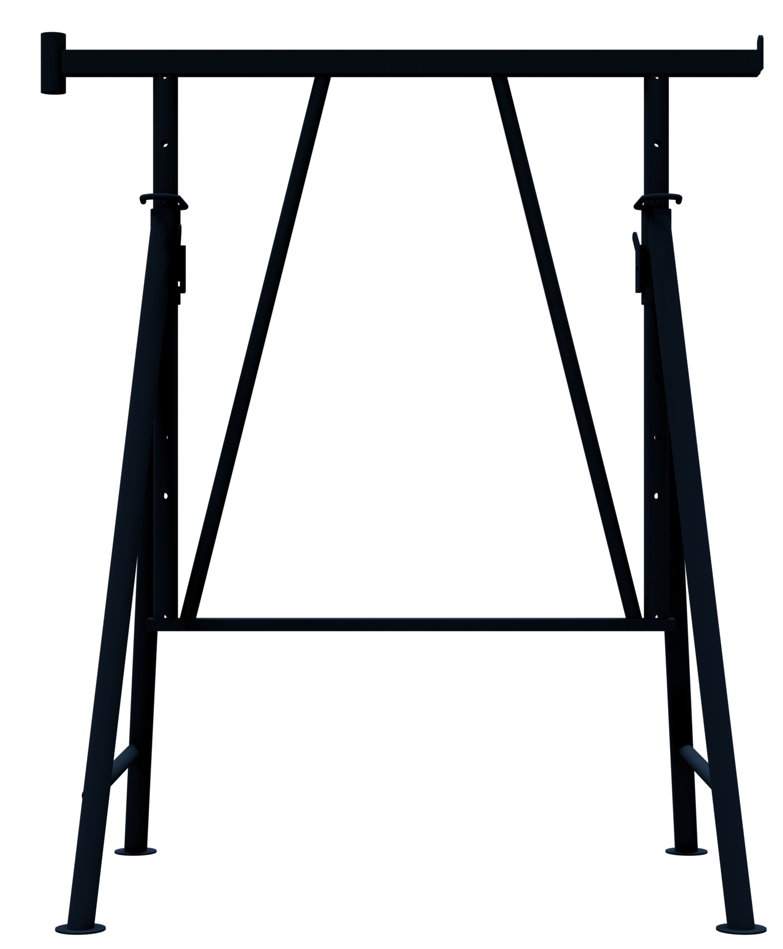 Faltgerüstbock "Compakt S 1200", braun lackiert Gr. 3 B 1.2 x H 1.20-1.95 m